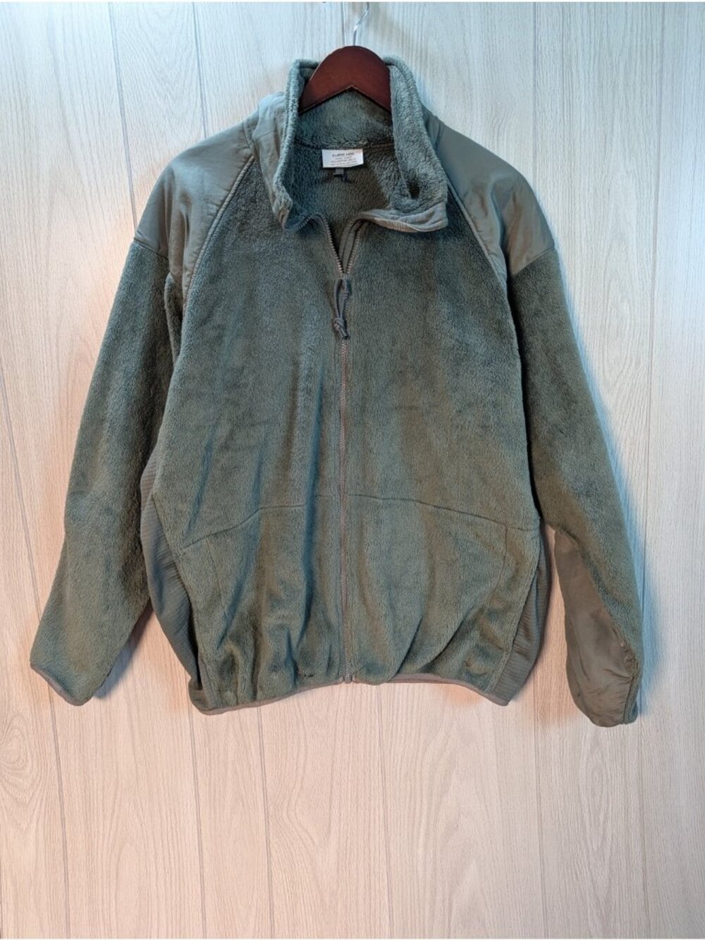 Military Jacket Mens sz XL Green Cold Weather Fleece GEN III Army
